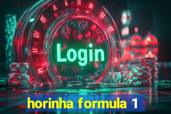 horinha formula 1